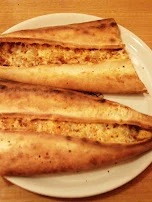 Pide Mit Hackfleisch Und Käse